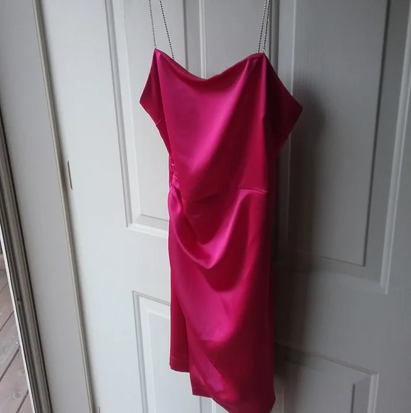 Zara Cocktail  Dress with Diamond like Straps - Picture 2 of 4